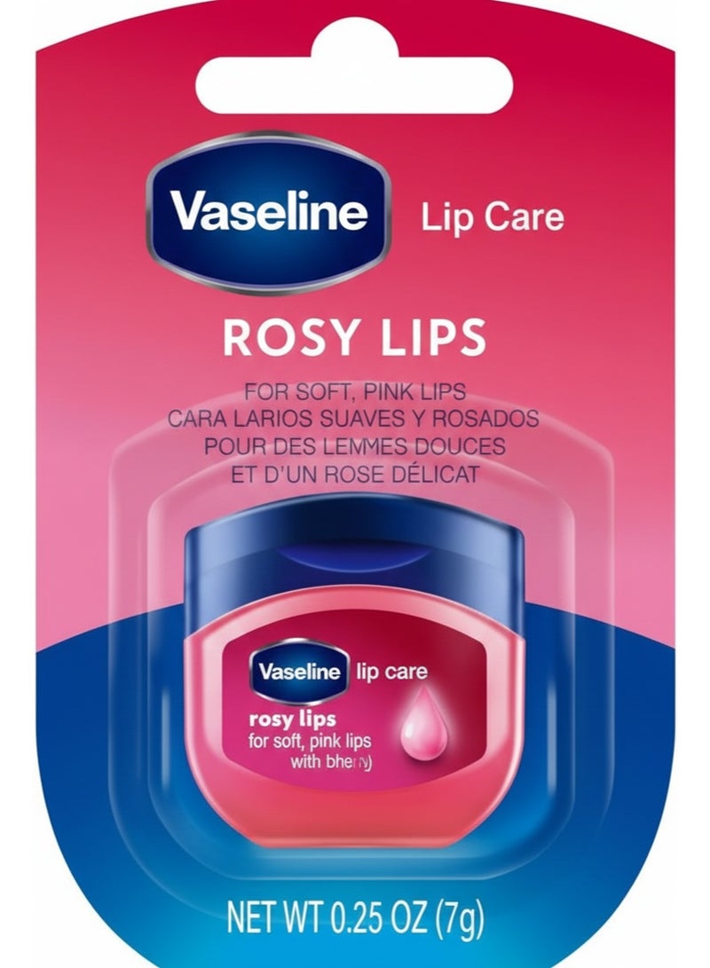 فازلين مرطب الشفاه الفازلين ثيرابي وردي وردي 7 جرام - Image 1